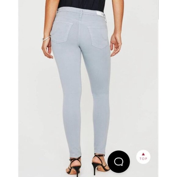 THE LEGGING ANKLE Adriano Goldschmied Pant Womens Light Blue Size 27R - Picture 2 of 5